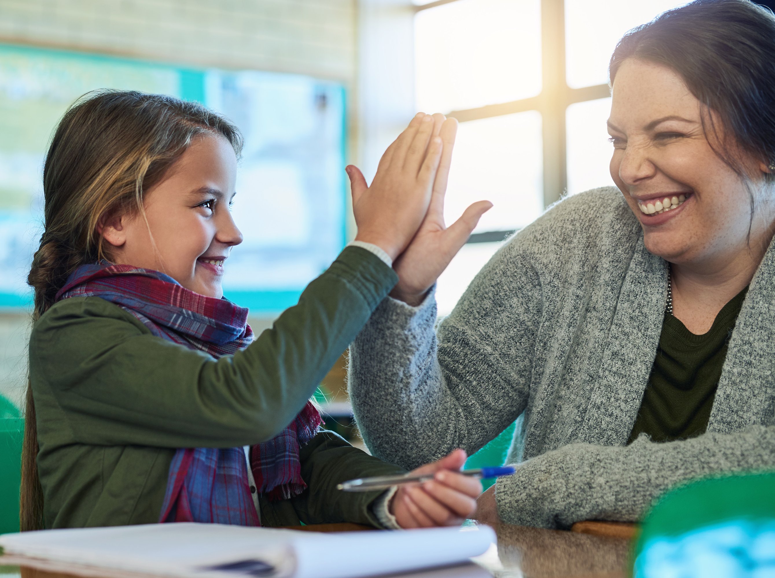 Becoming a top student with the help of her teacher